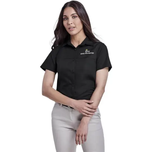 Ladies Short Sleeve Empire Shirt Model